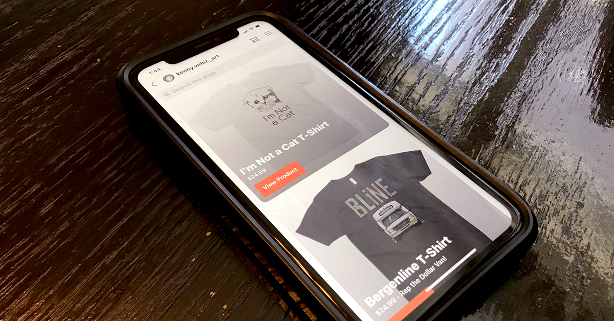 instagram-shop-on-phone