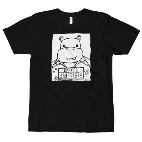 Narco Mugshot Colombian Hippo Invasion T-Shirt - Image 7