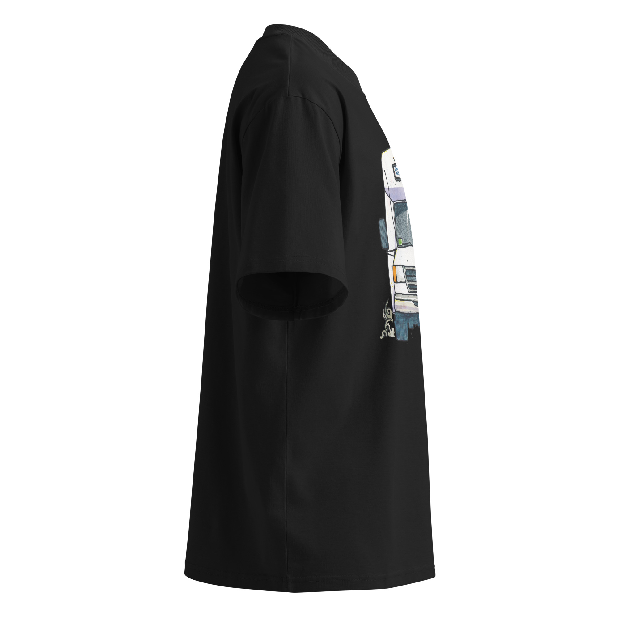 Bergenline Jitney Bus Oversized T-Shirt - Image 14