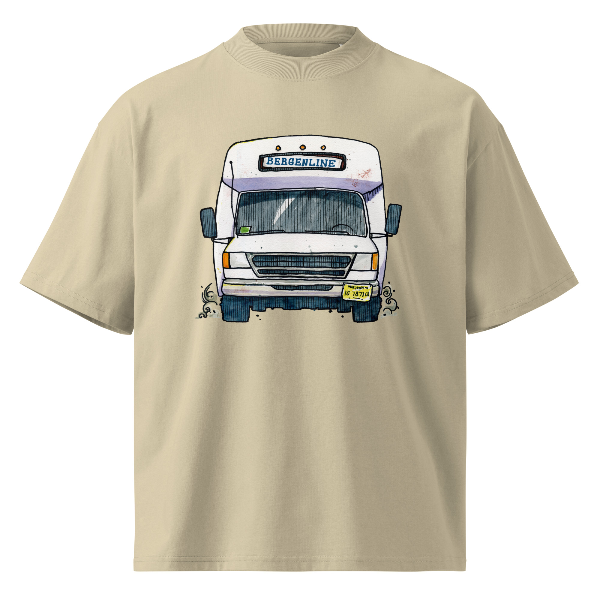Bergenline Jitney Bus Oversized T-Shirt - Image 16