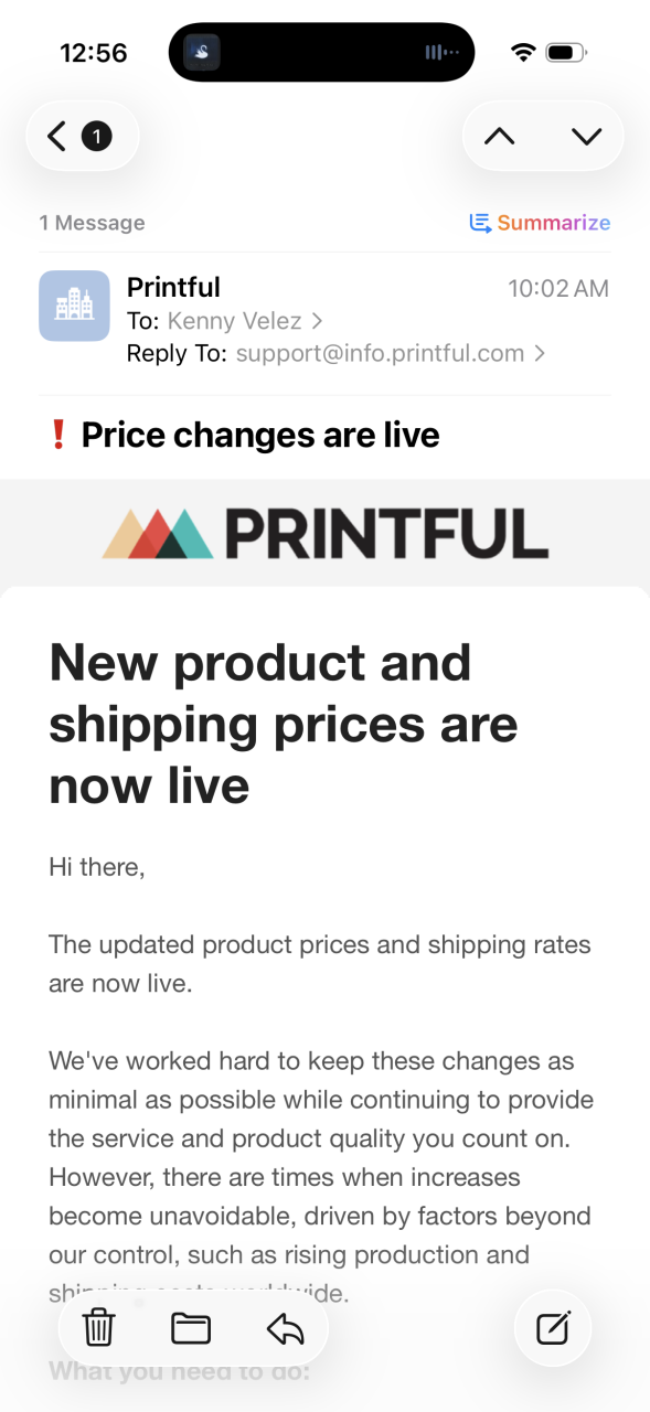 The Print-On-Demand company I used has raised their prices so between that and inflation. I'll be raising the prices of some items. Mainly the $25 tees to $27. Sorry.